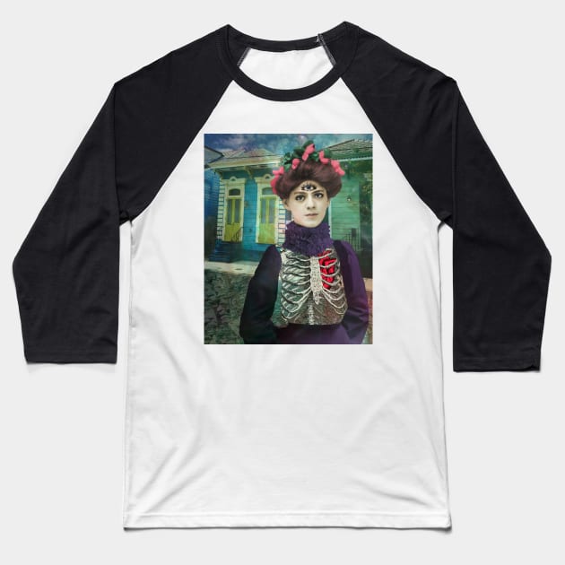 Princess of Bones Baseball T-Shirt by Loveday101